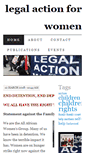 Mobile Screenshot of legalactionforwomen.net